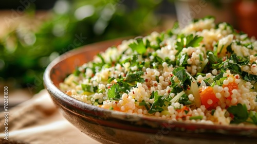 Israeli cuisine ptitim salad