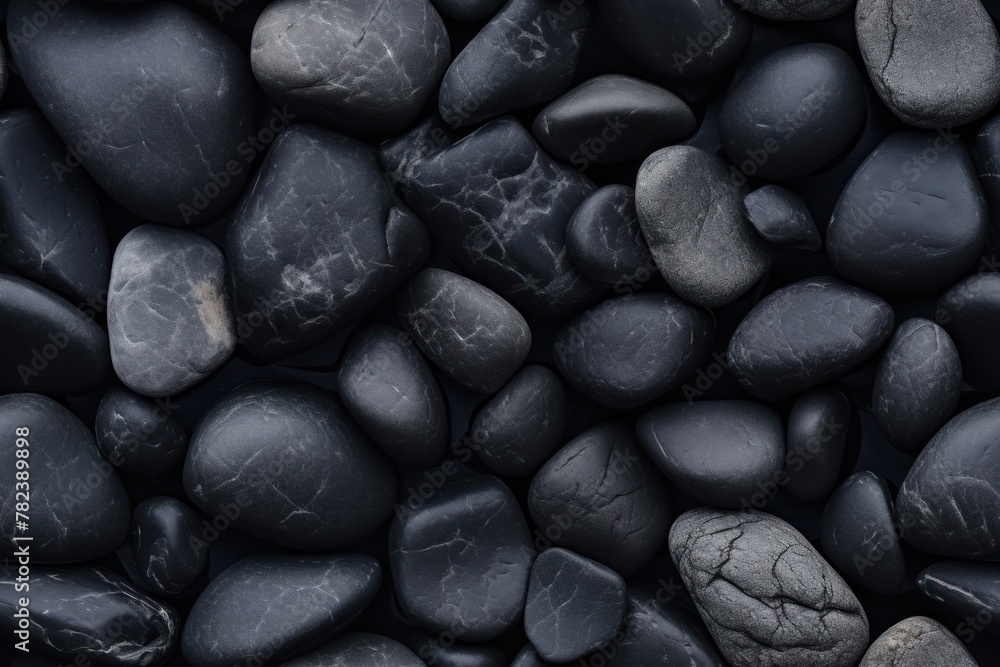 Detailed Minimalist Black Stone Background Generative AI Detailed Minimalist Black Stone Background Generative AI