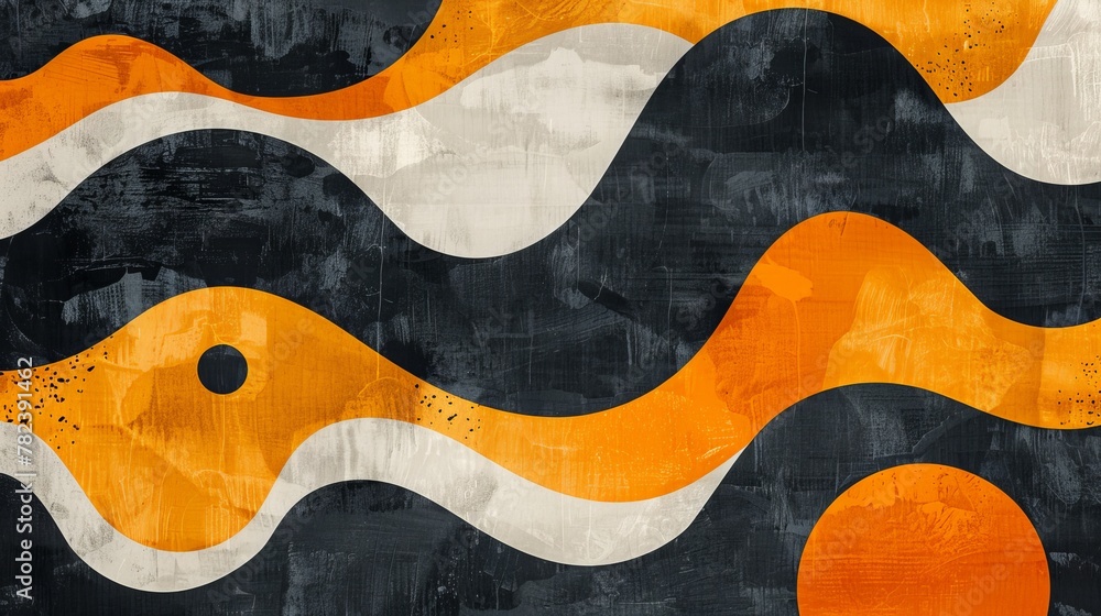 Abstract pattern inspired by Arcadia's journey, merging endurance and rebirth. Ultimate Gray and Illuminating shades create a minimalistic design with negative space Abstract pattern inspired by Arcadia's journey, merging endurance and rebirth. Ultimate Gray and Illuminating shades create a minimalistic design with negative space