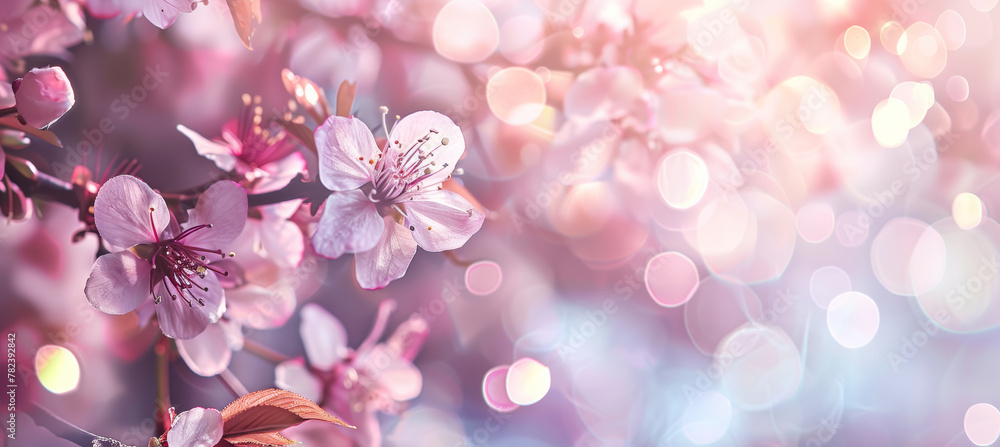 Soft Spring Glow, Pink Blossoms and Bokeh Delight Soft Spring Glow, Pink Blossoms and Bokeh Delight