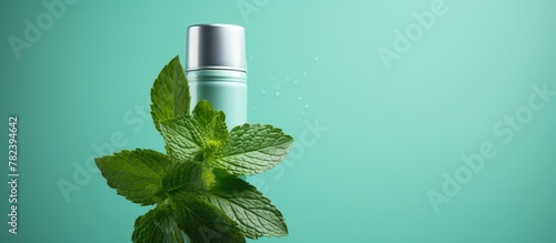 Close up of mint-infused lo...
