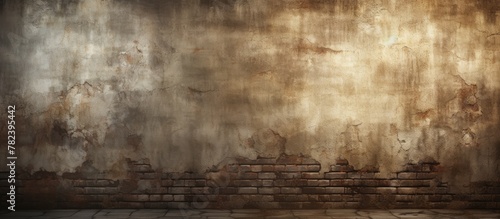Close-up of textured old br...