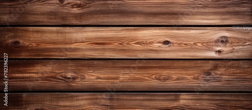 Brown wood boards on wooden wall