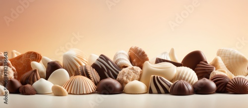 Various chocolate assortmen...