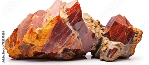 Close-up of rock fragments
