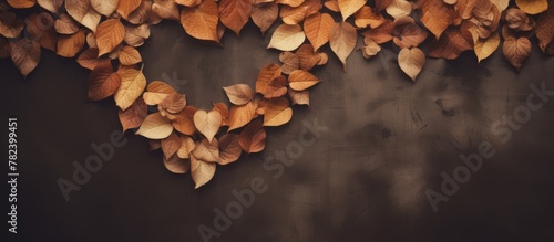 Heart-shaped foliage wreath...
