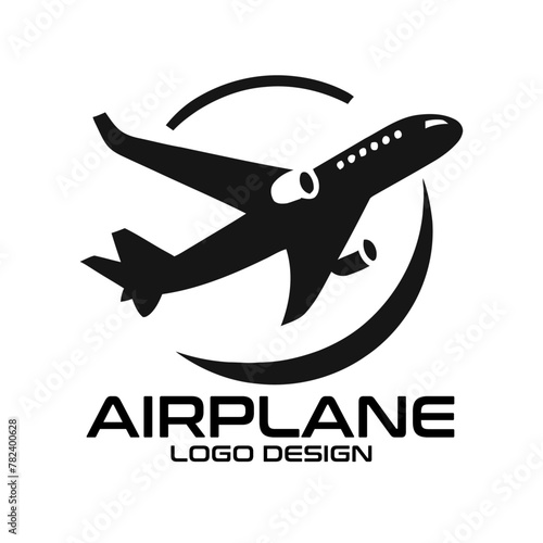 Airplane Vector Logo Design photo