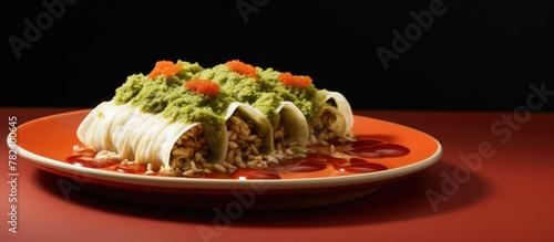 Plate of food showcasing a ...