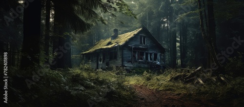 Old abandoned house in the ...