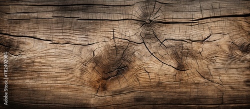 Wood with a prominent knot