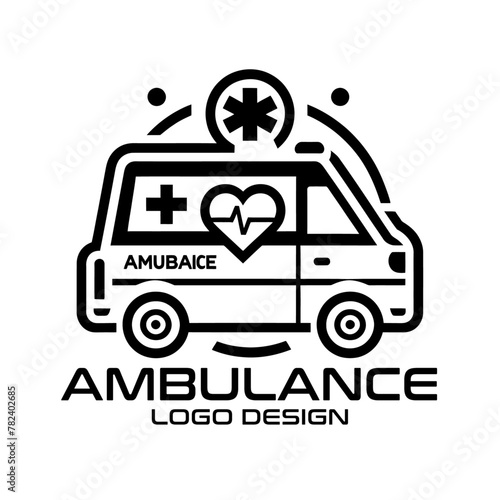 Ambulance Vector Logo Design