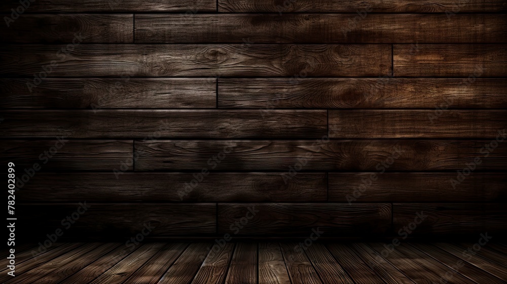 Elegant Dark Wooden Textured Background Generative AI Elegant Dark Wooden Textured Background Generative AI