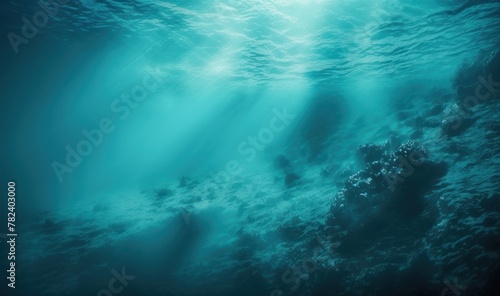 Dreamy Underwater Seascape Generative AI