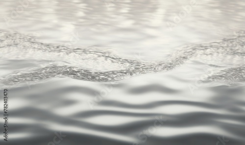 Serene Waterscape with Minimal Ripples Generative AI