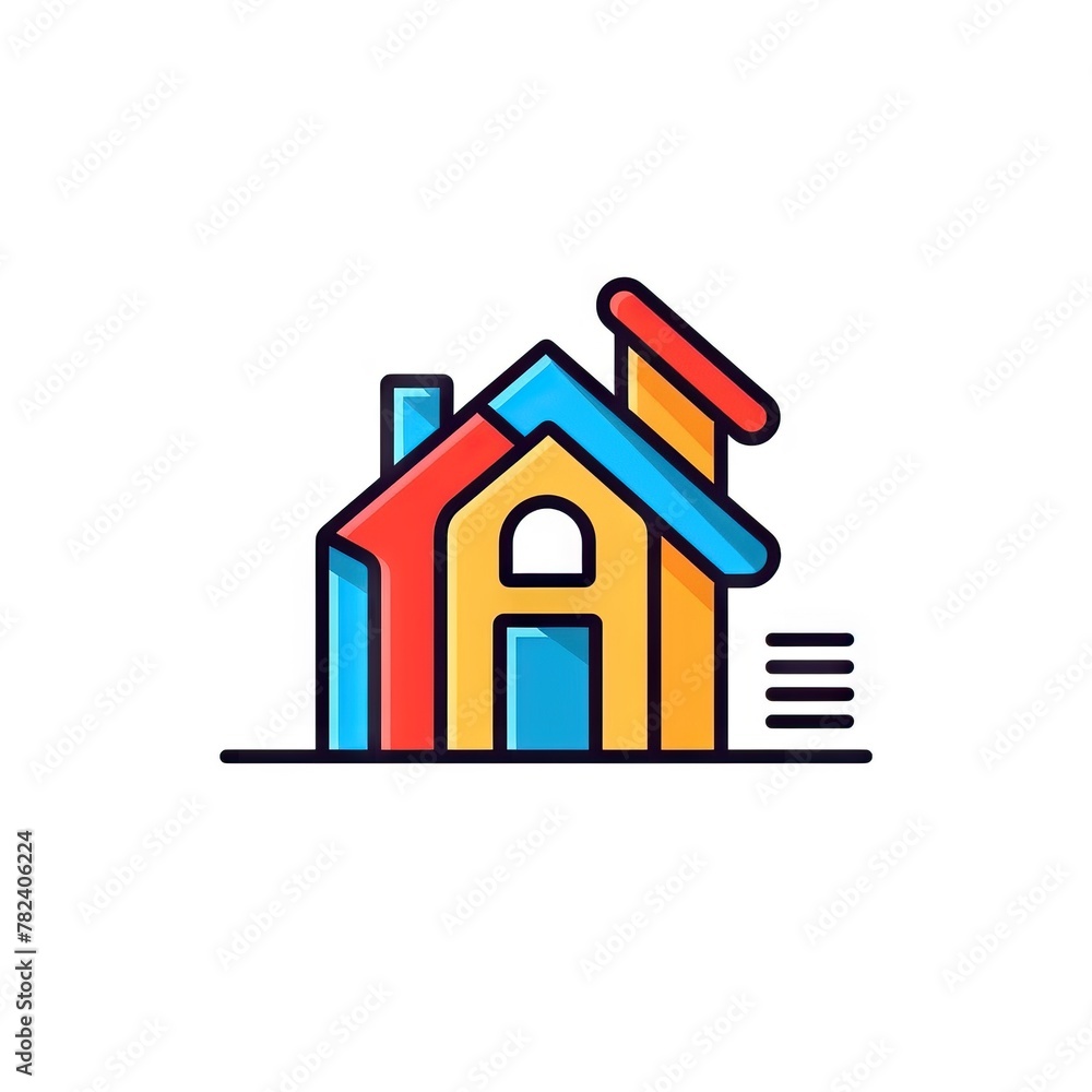 Minimalist Home Icon Generative AI Minimalist Home Icon Generative AI