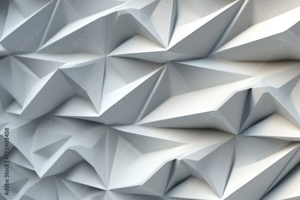 Intricate Geometric Texture in Solid White Generative AI Intricate Geometric Texture in Solid White Generative AI