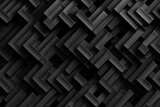 Striking Black Geometric Texture with Intricate Details Generative AI