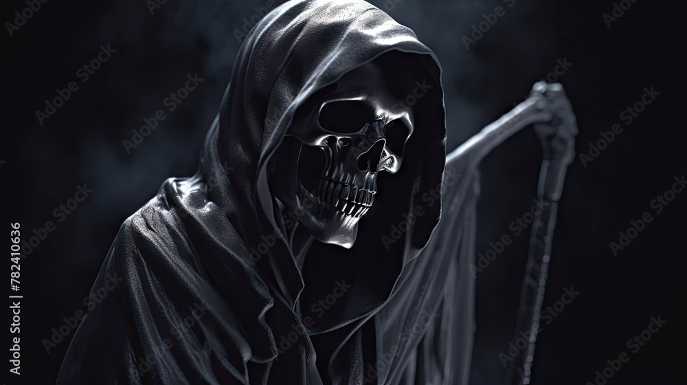 Grim Reaper Emerging from the Darkness Generative AI Grim Reaper Emerging from the Darkness Generative AI