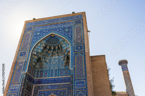 Gur-e Amir mausoleum of the Turco-Mongol conqueror Timur in Samarkand photo