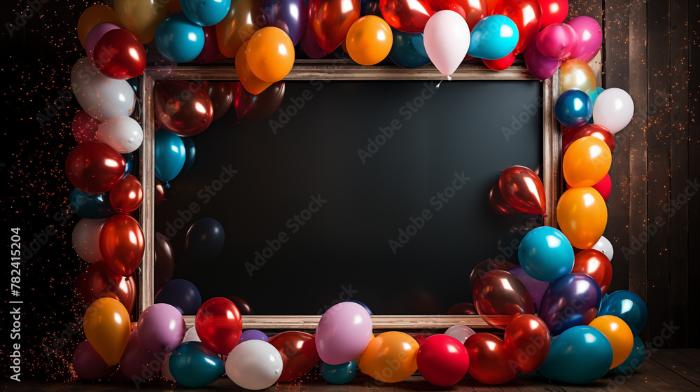 Happy New year frame with wine party friends gathering celebrate Happy New year frame with wine party friends gathering celebrate