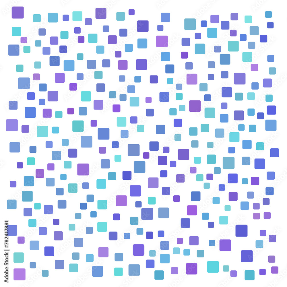 Blue and purple random squares pattern background. Blue and purple random squares pattern background.
