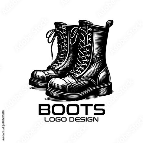 Boots Vector Logo Design
