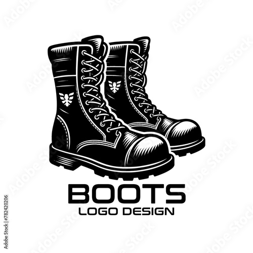 Boots Vector Logo Design