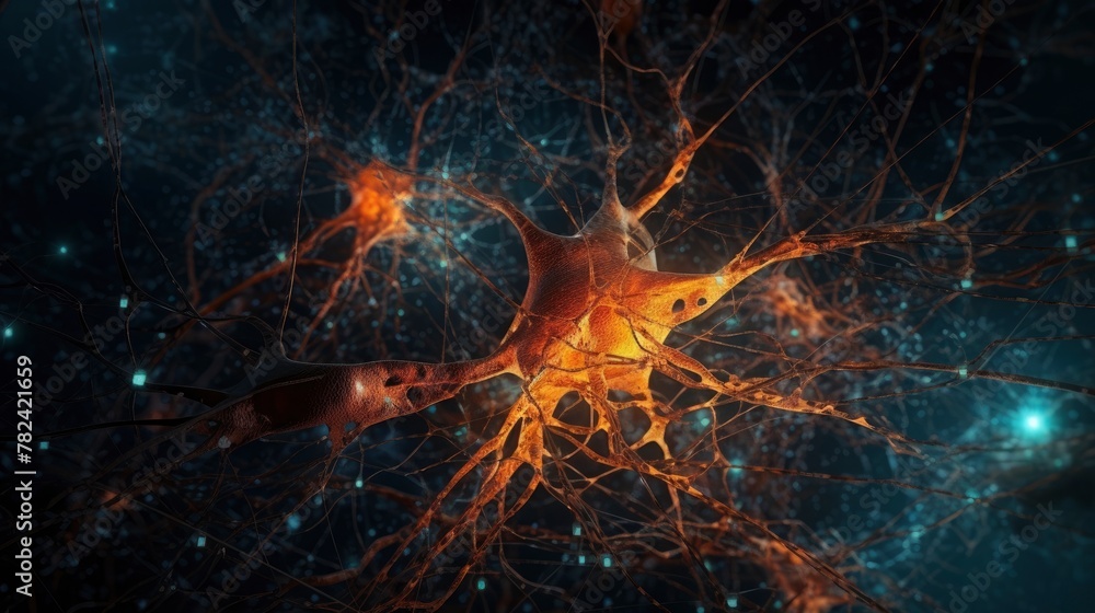 Intricate Neuronal Connections Generative AI Intricate Neuronal Connections Generative AI