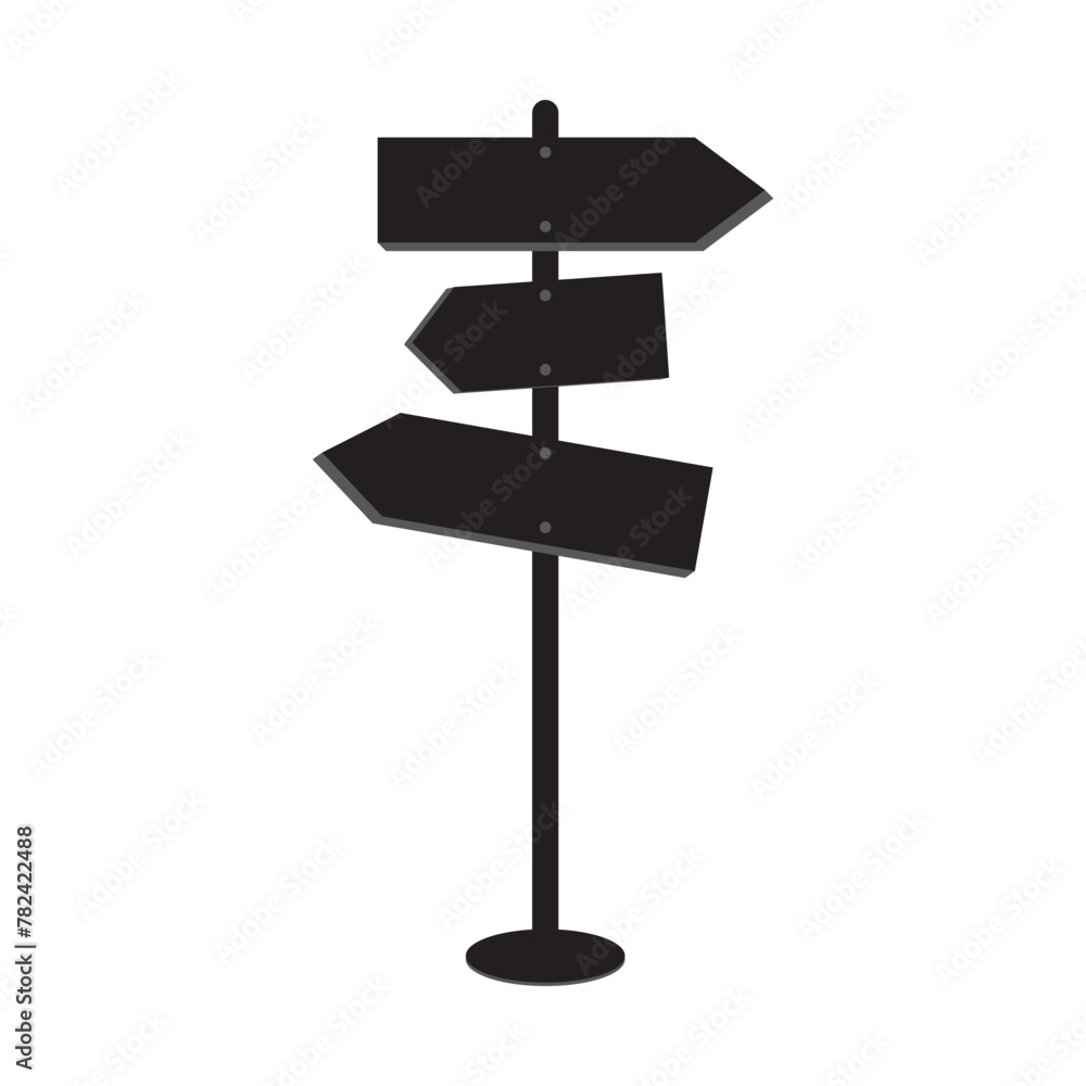 Signpost icon, silhouette . Direction sign. Signboard vector set. Road sign symbol illustration for website and mobile design. Sign board isolated on white background. vector illustration. Signpost icon, silhouette . Direction sign. Signboard vector set. Road sign symbol illustration for website and mobile design. Sign board isolated on white background. vector illustration.