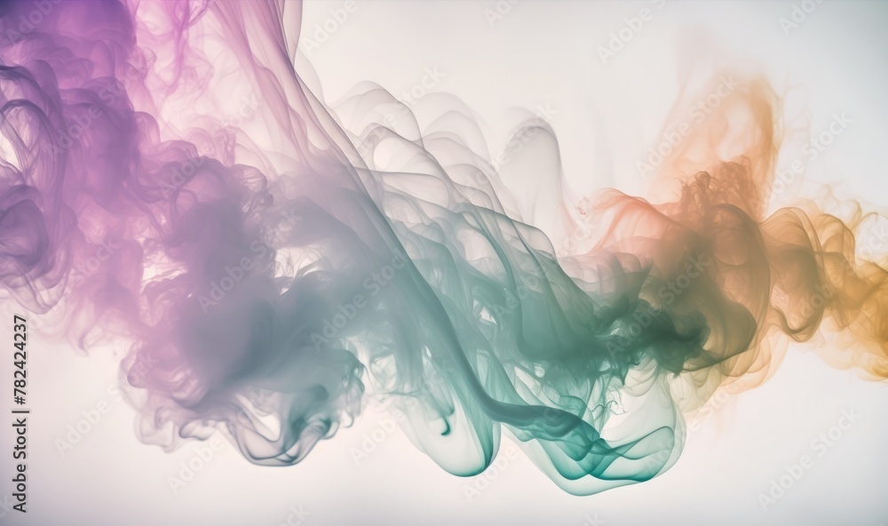 Ethereal Pastel Smoke Background Generative AI Ethereal Pastel Smoke Background Generative AI