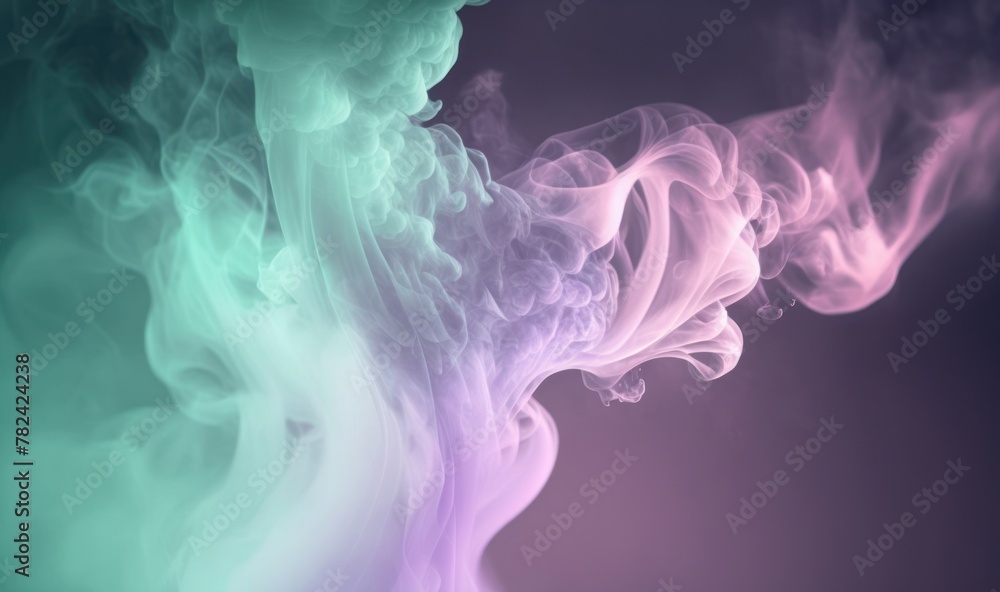 Ethereal Pastel Smoke Background Generative AI Ethereal Pastel Smoke Background Generative AI