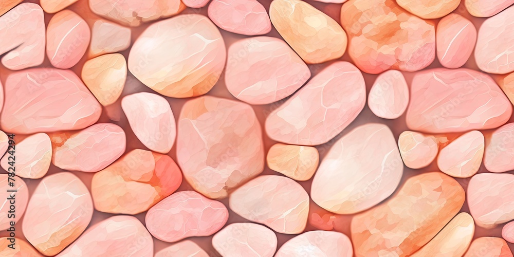Soft Peach Colored Stone Texture Generative AI Soft Peach Colored Stone Texture Generative AI