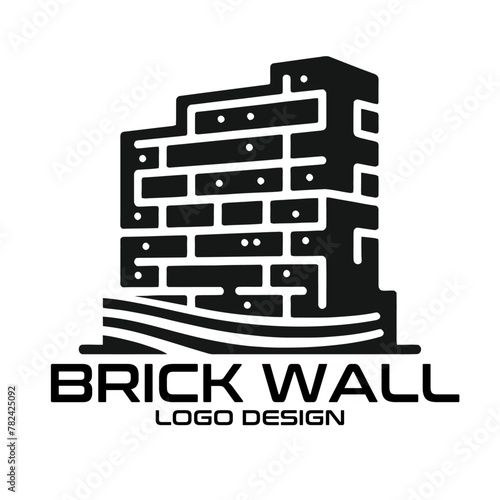 Brick Wall Vector Logo Design