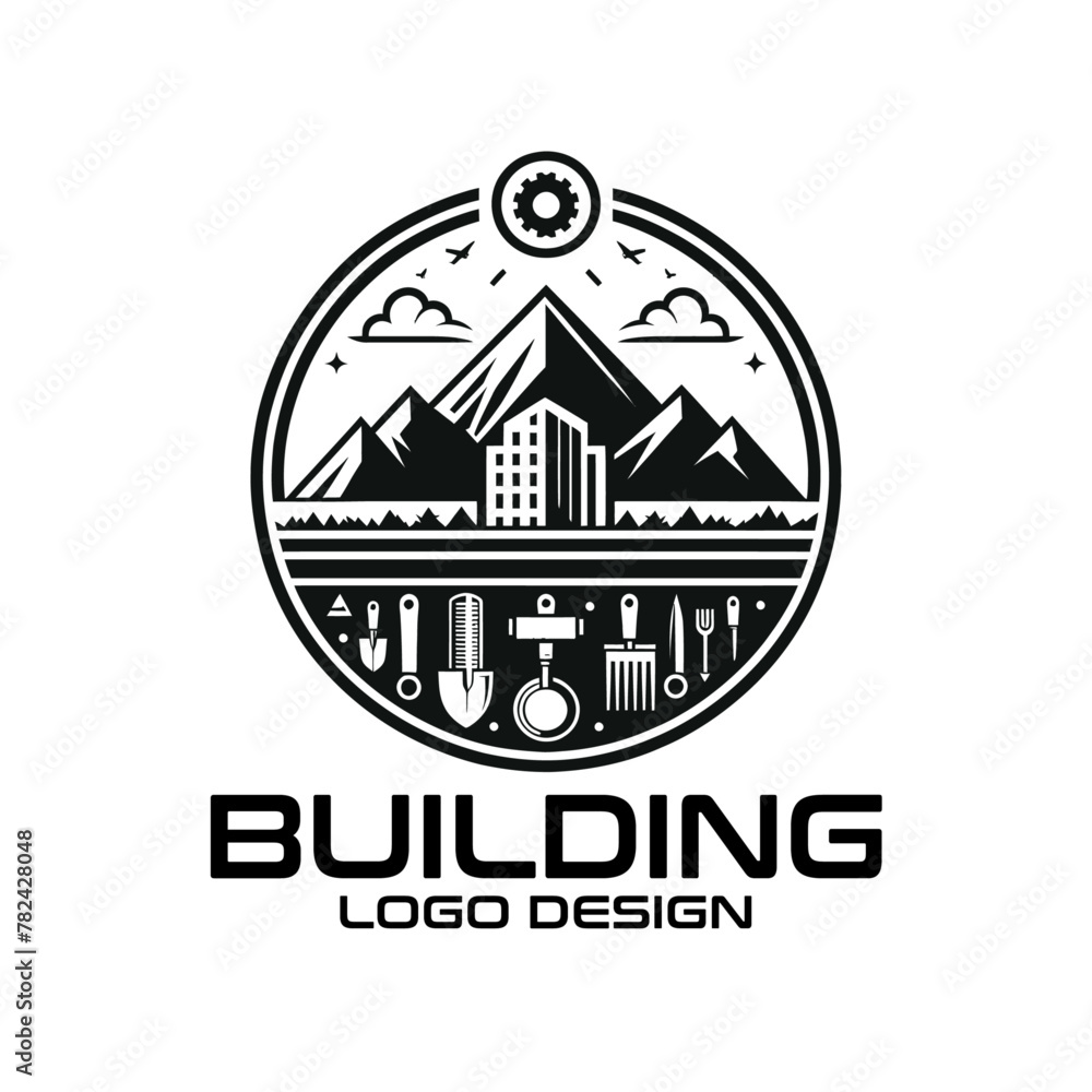 Building Vector Logo Design Building Vector Logo Design