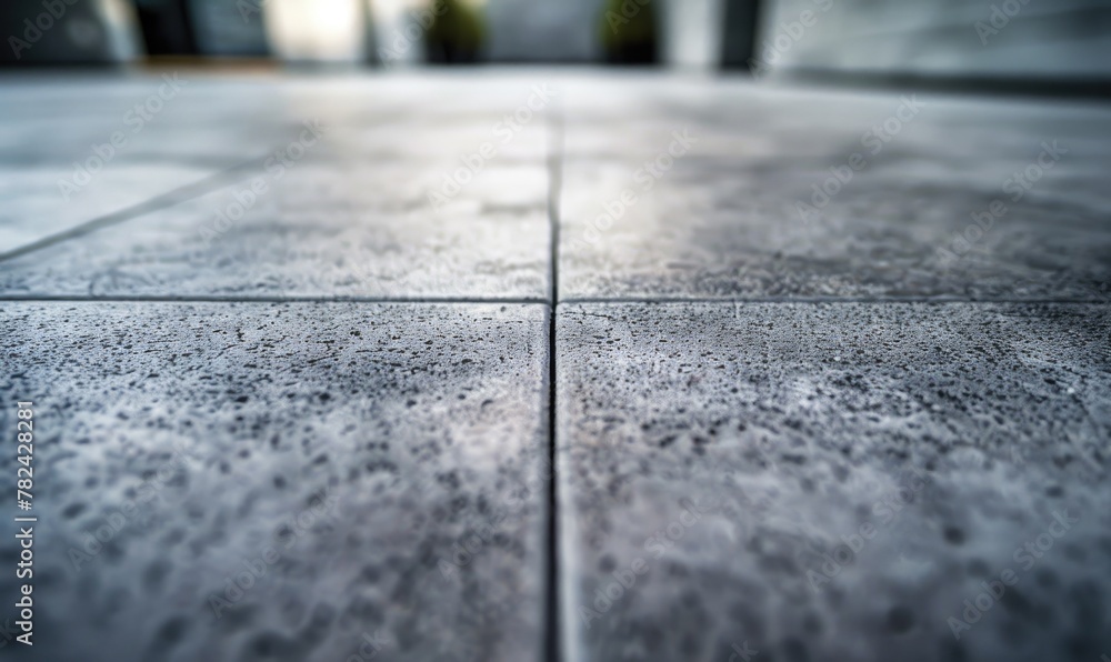 closeup view of surface composed of sleek concrete with a polished finish