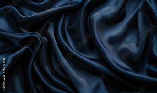 Wallpaper Mural abstract background covered in rich satin material in elegant midnight black Torontodigital.ca