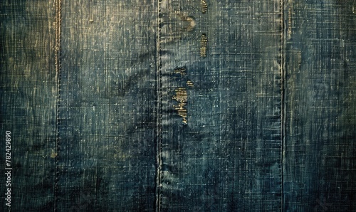 background crafted from raw denim material