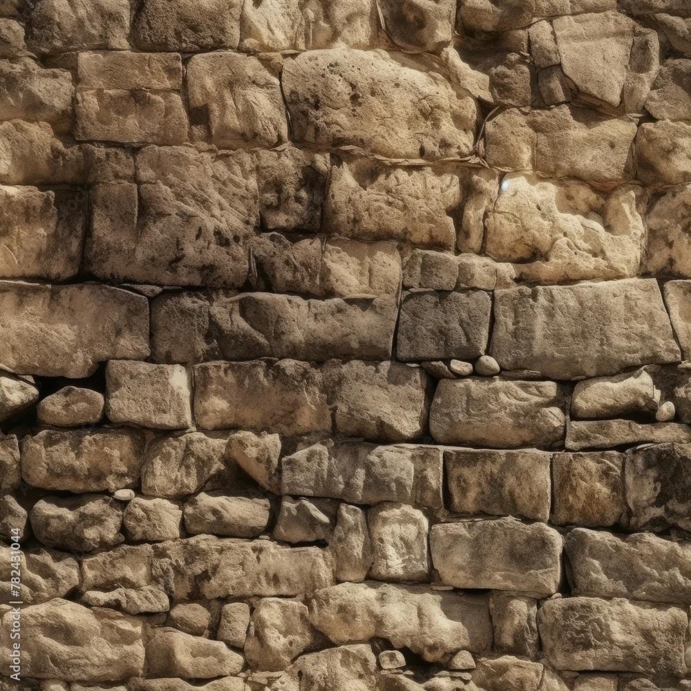 Seamless Egyptian Stone Wall Texture - Background for Design Generative AI Seamless Egyptian Stone Wall Texture - Background for Design Generative AI