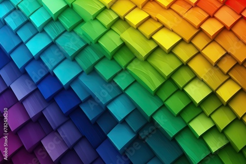 LGBTQ Pride Textured Background Generative AI