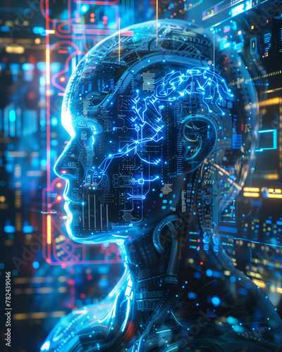 A figure representing a master of artificial intelligence
