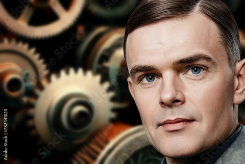 Alan Mathison Turing was a British mathematician, logician, cryptographer and philosopher, considered one of the fathers of computer science photo