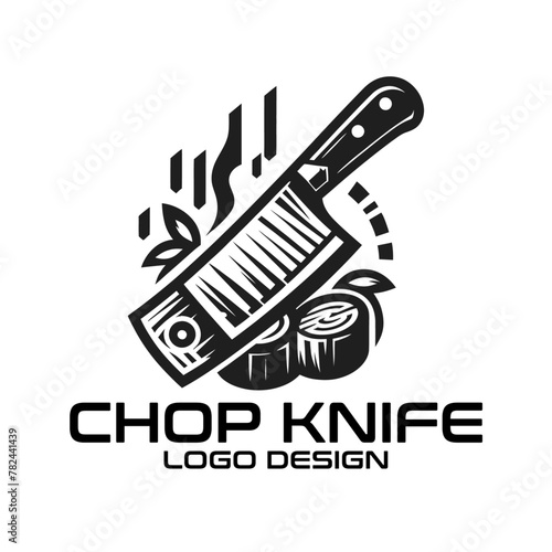 Chop Knife Vector Logo Design