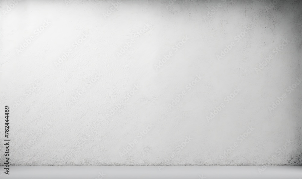 Serene White Plaster Wall Texture with Ethereal Softness Generative AI - obrazy, fototapety, plakaty 