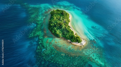 island in the ocean. © Yahor Shylau 