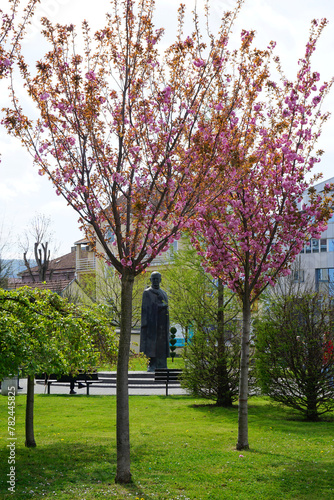 Statue of Ban Tisa Milosavljevic in Banja Luka Bosnien-Herzegowina East-Europe Capital of Republic of Srpska, Vrbas Banovina photo
