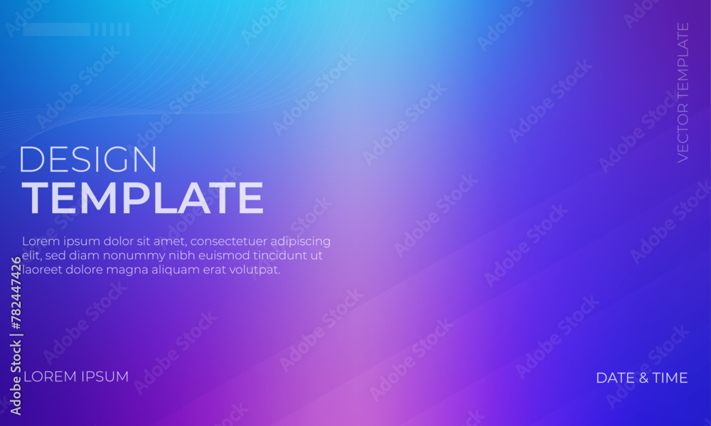 Beautiful Blue and Purple Gradient for Versatile Design Uses and Art Projects