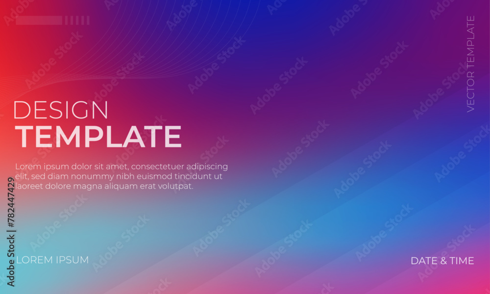 Dynamic Blue and Red Gradient Background for Bold Graphic Design Projects