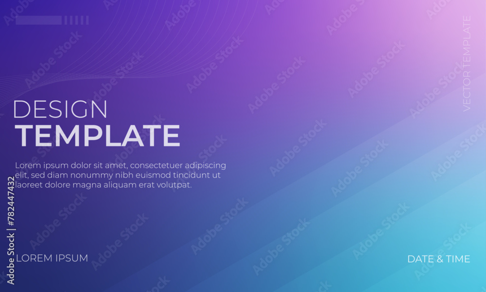 Vibrant Blue and Purple Gradient Background for Graphic Design Projects