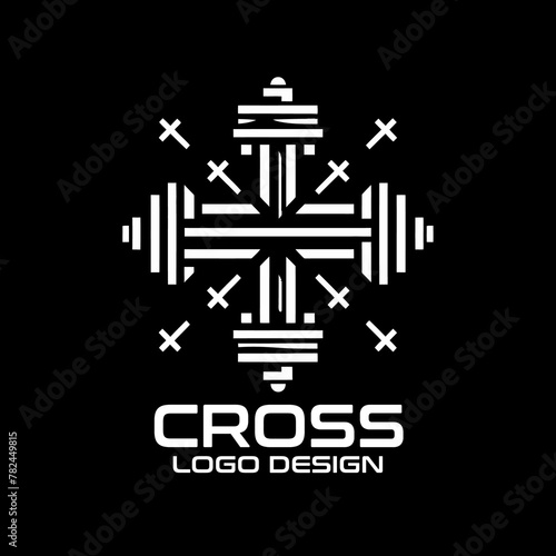 Cross Vector Logo Design