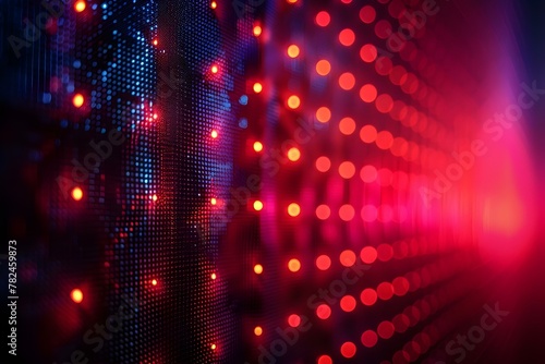 Wallpaper Mural Vibrant Red-Black Dot Gradient Background for Modern Imagery. Concept Red-Black Dot Gradient, Modern Imagery, Vibrant Background Torontodigital.ca